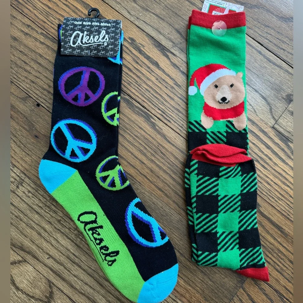 Novelty Sock Bundle | 2 Pairs | One Size | New With Tags
